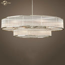 GobekUsa Glass Chandeliers: Elegant LED Pendant Hanging Lights for Home, Hotel, and Restaurant