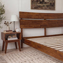 Aurora Solid Wood Bed Frame by Megsu
