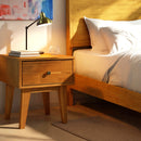 Sofia Solid Wood Nightstand by Megsu
