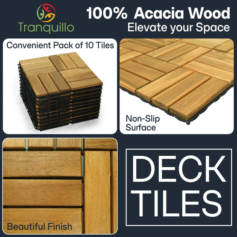 Solid Wood Deck Tiles Set 10, photo 14 of 18