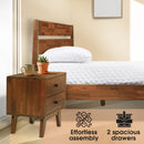 Silvia Solid Wood Nightstand by Megsu