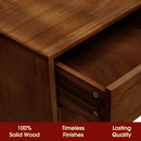 Savana Solid Wood 2-Drawer Nightstand by Megsu