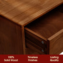 Savana Solid Wood 2-Drawer Nightstand by Megsu