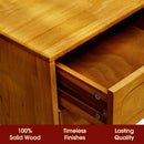 Savana Solid Wood 2-Drawer Nightstand by Megsu