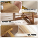 Alma 36 Inches Round Dining Table for 4, Mid-Century Modern Kitchen & Dining Room Tables by Megsu