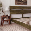 Aurora Solid Wood Bed Frame by Megsu
