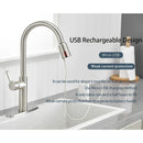 GobekUsa Intelligent Faucet Sensor Mixer for Bathroom Kitchen - Water-Saving Red Light Adapter