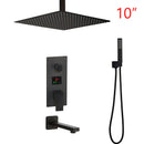 GobekUsa Digital Display Shower Faucet Set with 3 Functions
