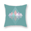 GobekUsa Green Geometric Pillowcase - Nordic Classic Design for Home Decor and Comfort