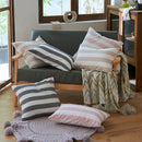 GobekUsa Linen Stripe Cushion Cover - 45x45cm & 30x50cm Home Decor for Living Room