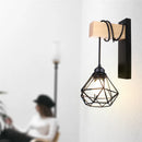GobekUsa Artistic Metal Iron Wall Lamp for Bedroom Livingroom Restaurant Bar Sconce