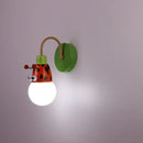 GobekUsa Animal LED Ceiling Light: Monkey Zebra Giraffe Kids Lamp for Bedroom.