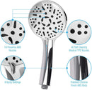GobekUsa 9-Function Big Panel Handheld Shower Head - High Pressure Water Saving Massage