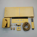 GobekUsa Golden Plated Brass Shower Mixer Set