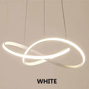 GobekUsa LED Irregular Aluminum Acrylic Chandelier for Dining Room Pendant Lighting