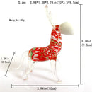 GobekUsa Hand-blown Glass Donkey Figurine: Modern Miniature Paperweight & Home Decor Accessory