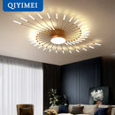 GobekUsa LED Acrylic Ceiling Light Fixture for Bedroom Hall Living Room Kids, Modern Luster