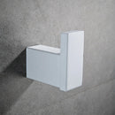 GobekUsa 7-Piece Bathroom Hardware Set in White for Towels and Toiletries