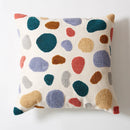 GobekUsa Embroidered Floral Dot Pillow Cover for Cozy Home Decor