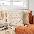 GobekUsa Bohemian Tassel Cushion Covers 45x45/30x50cm for Living Room Decor