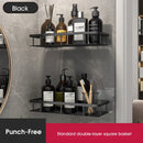 GobekUsa Bathroom Corner Shelves Suction Cup Storage Rack Shower & Kitchen Organizer