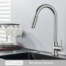 GobekUsa Gold Kitchen Faucet with Touch Sensor Control for Sensitive Mixer Experience