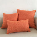 GobekUsa Ivory Sofa Cushion Cover Solid Basic 30x50cm - 60x60cm