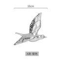 GobekUsa Golden Bird Wall Hanging Modern Decor Pigeon Accessory