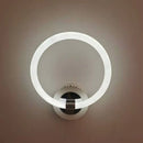 GobekUsa Acrylic Ring LED Wall Lamp for Modern Indoor Decor, Living Room Bedroom Lighting