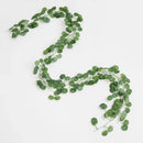GobekUsa Artificial Hanging Christmas Garland Green Silk Leaves for Home Wedding Garden
