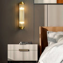 GobekUsa Crystal Wall Lamp for Modern Light Luxury Living Room, Bedroom, and Dining Area