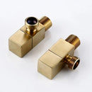 GobekUsa Brass Black Angle Valve for Bathroom Water Control