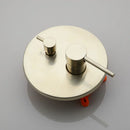 GobekUsa Brush Gold Bathroom Shower Tub Faucet Wall Mount Golden Plated Mixer Tap