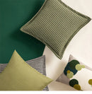 GobekUsa Houndstooth Jacquard Throw Pillow Covers - Square Cushion Cover