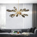 GobekUsa Glass Art Chandelier for Living Room, Bedroom, Study - Modern Minimalist Design
