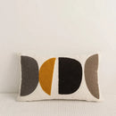GobekUsa Embroidery Pillow Cover 45x45cm/30x50cm Abstract Pattern for Home Decor