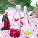 GobekUsa Glass Storage Bottle for Wine, Jam, Honey, Lemon & More