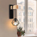 GobekUsa Industrial Pulley Wall Light - Retro Loft Sconce Fixture for Home, Cafe, Bar