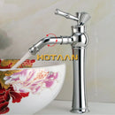 GobekUsa Gold Bathroom Faucet | Modern Basin Tap with High Arc Design