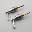 GobekUsa Dual Handle Nickel Brush Bathroom Sink Tap Swivel Spray Mixer Faucet