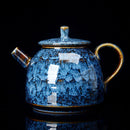 GobekUsa Ceramic Kung Fu Tea Pot - Traditional Chinese Teaware, 300ML Great for Tea Brewing