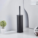 GobekUsa Aluminum Toilet Brush Holder Set, Bath Hardware, Brushed Gold/Black