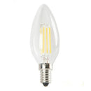 GobekUsa Frosted E14 LED Candle Crystal Lamp Warm White Retro Filament Bulb