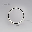 GobekUsa LED Ring Wall Lamp: Minimalist Living Room Decor & Atmosphere Light