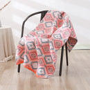 GobekUsa Bohemian Floral Cotton Gauze Bath Towel 70*140 - Soft & High Quality for Women, Children, and Adults