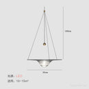 GobekUsa Clear Glass Pendant Lights - Modern Nordic LED Bedroom & Restaurant Light