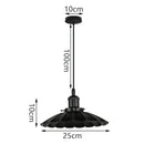 GobekUsa Industrial Aluminium Pendant Lights Chandelier for Home Living Room Kitchen Bedroom