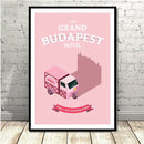 GobekUsa Grand Budapest Hotel Minimalist Wall Poster for Stylish Home Decor