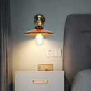 GobekUsa Japanese Glass Wall Light Retro Modern Wall Lamps for Home Lighting