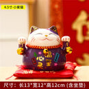 GobekUsa Ceramic Maneki Neko Piggy Bank: Creative Home Decor & Lucky Cat Business Gift